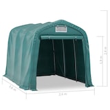thumbnail of vidaXL Garagenzelt PVC 2,4x3,6 m Grün