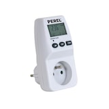 thumbnail of Wattmètre, écran LCD, 230 V, 16 A, 3600 W, terre française type E, blanc