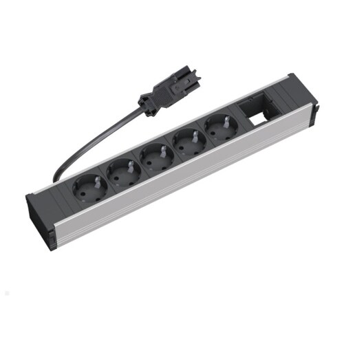 Bachmann CONI Modulträger 6-fach, 5x Steckdose, 1x CM (912.008)