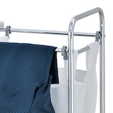 thumbnail of Oreste Luchetta carrello RISOR struttura realizzata in metallo cromato H.80 x L.62 x P.39 cm