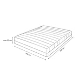 thumbnail of DoubleDry Hoeslaken Flanel 180 x 200 cm - 100% zacht katoen - wit