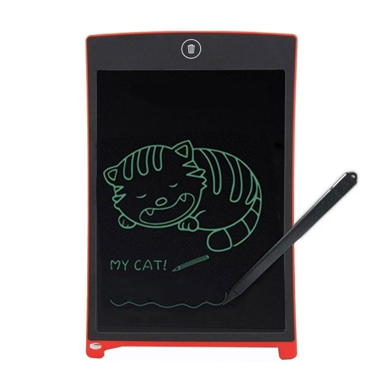 Tablette Graphique Écriture Dessin LCD 8.5 Pouces Rouge YONIS