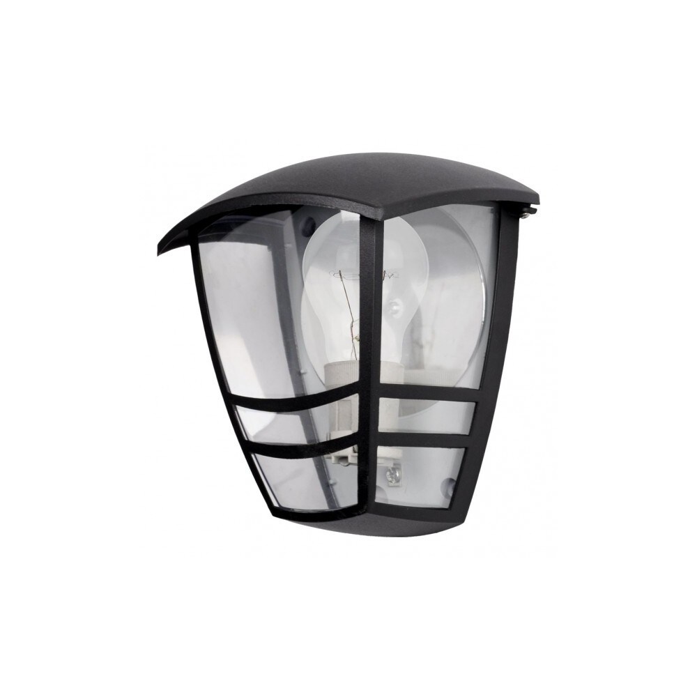 iluminacion para exterior Aplique ALNILAN negro en aluminio Fabrilamp