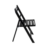 thumbnail of Pack 4 Sillas Plegables de Madera de Bambú Negro 42.5x47.5x79cm O91