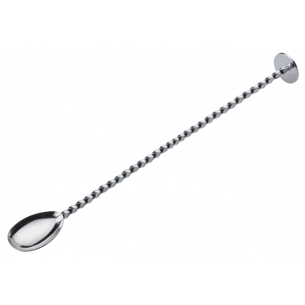 Colher cocktail profissional c/ esmagador 28cm em Aço inoxidável
