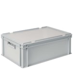 thumbnail of 4x EPS Thermobox in Eurobox mit Deckel, LxBxH 600x400x220 mm, grau