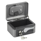 thumbnail of ARREGUI Popup C9716 Geldkassette aus Stahl | 15 cm breit | Abschließbare Kasse mit Geldeinsatz | Kleine Geldkassette mit Schlüssel und Münzeinsatz