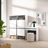 thumbnail of Schuhschrank, Platzsparender Schrank, 190x35x145 cm, Schlafzimmer, Frisiertisch, Modern Style, Weiß - 459_34