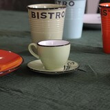 thumbnail of Set 6 tasses et sous tasses expresso Brasserie Bistrot (Lot de 6) Antic Line Créations