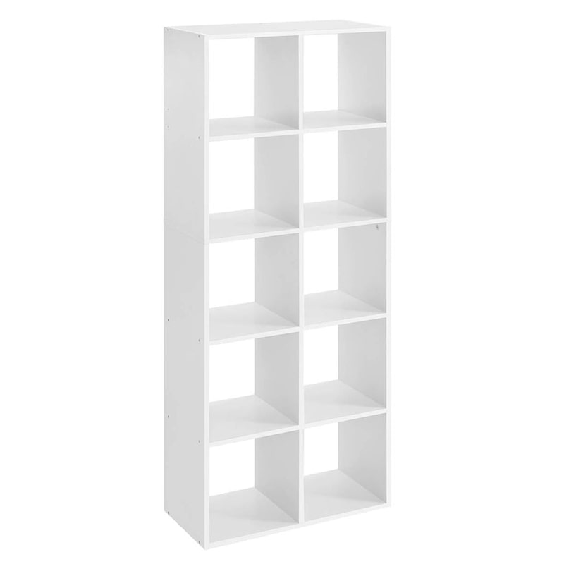TomCare Kubus Opslag 12-Cube Kast Opbergplanken Kubus Organizer Kubus Plank Opbergkubussen Plastic Boekenplank Boekenkast DIY Vierkante Kast Organisatoren Planken voor Slaapkamer Kantoor Woonkamer Grijs