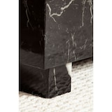 thumbnail of Couchtisch MONOBLOC 60x60x35 cm Schwarz Hochglanz mit Marmor Optik, Wohnzimmertisch Cube Quadratisch, Design Sofatisch, Lounge Kaffeetisch