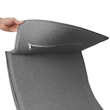 thumbnail of tectake Schommelstoel Roca van berkenhout 150kg - lichtgrijs - 404525