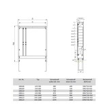 thumbnail of Herotec Verteilerschrank Unterputzputz UVS 1050