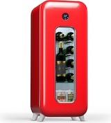 thumbnail of Klarstein Shirley 15 Uno Weinkühlschrank 15 Flaschen 5 - 20 °C Touch Retro Rot