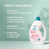 thumbnail of HAKA Sensitiv Waschmittel 2l Flüssigwaschmittel Waschmittel für Babys Allergiker
