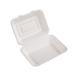thumbnail of Zuckerrohr Klappdeckelbehälter rechteckig 1.000 ml Karton (200 Stück)