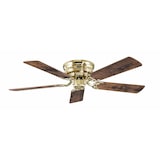 thumbnail of Deckenventilator Classic Flat III Messing poliert 132 132
