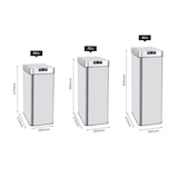 thumbnail of Kitchen Move Cestino automatico in acciaio inox SILVERLAKE argento 60L Acciaio inossidabile Argento