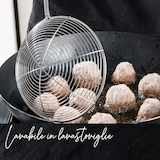 thumbnail of FACKELMANN Abseihlöffel Schaumlöffel Schöpflöffel 38 cm Silber aus Edelstahl