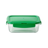 thumbnail of Benetton - Hermético Rectangular 1180ml en Borosilicato tapa Verde