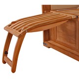 thumbnail of Strandkorb - bene living - Schaalsee Teak - PE grau - Modell 529 - inkl. Liftersystem