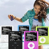 thumbnail of Lecteur MP4 Écran 1.8 Pouces FM Radio E-Book Calendrier Noir Bleu YONIS