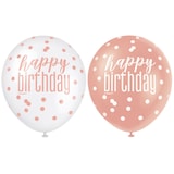 thumbnail of Geburtstag Partyset roségold 33 tlg. Partygeschirr Teller Becher Servietten Partydeko