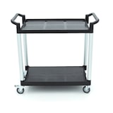 thumbnail of Chariot de service - 2 étagères en plastique - 103 x 50.5 cm - Maxima