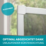 thumbnail of Fliegengitter Insektenschutz Fenster Alu Rahmen nach auf Maß ohne Bohren Bausatz,Farbe:anthrazit (RAL7016),Größe (Breite x Höhe):100 x 120 cm