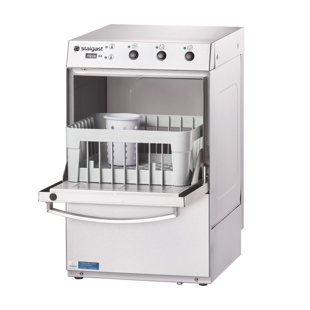A&S Gastro Gläserspülmaschine inkl. Klarspülmittel- und Reinigerdosierpumpe, 230V, 2,77 kW