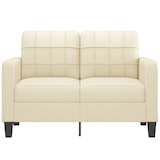 thumbnail of vidaXL 2-Sitzer-Sofa Creme 120 cm Kunstleder