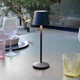 thumbnail of Lumisky 9 Lampes de table EMILY Gris + base de chargement Acier Gris anthracite