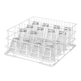thumbnail of Cesto de vidro para máquina de lavar loiça branca | 4 compartimentos | 400x400x185(h)mm