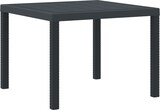 thumbnail of vidaXL Garten-Essgruppe 3 pcs Anthrazit 100 x 100 x 73 cm Plastik