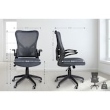 thumbnail of Sedia da ufficio Hudson grigio