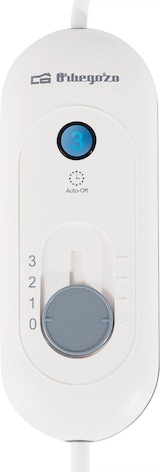 thumbnail of Orbegozo manta eléctrica MAH 1750, 3 niveles de temperatura, apagado automático, tejido de microfibras, calentamiento rápido, lavable, 120 W