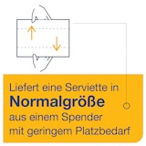 thumbnail of Tork Xpressnap Fit  Weiße Spenderserviette N14, 2-lagig, 36 × 120 Servietten, 15830