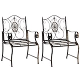 thumbnail of Set van 2 Tuinstoel Punjab met armleuningen bronzen