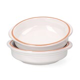 thumbnail of 2er Set Cazuela WEISS Ton-Schale Ille Ø 16cm Größe M Mittelalter Wikinger