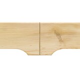 thumbnail of Überlanges Futonbett Holzbett niedrige Sitzkante 140x220 Kiefer lackiert V-60.47K-14-220 Rollrost inkl.