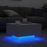 thumbnail of vidaXL Couchtisch mit LED-Leuchten Weiß 55x55x31 cm