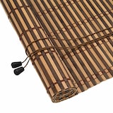 thumbnail of vidaXL Rollo mit Vorhängen Braun 110 x 220 cm Bambus