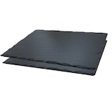 thumbnail of aro Schiefertablett, 30 x 20 x 0.5 cm, rechteckig, schwarz, 2 Stück