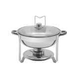 thumbnail of Rechaud / Aquecedor de alimentos para buffet redondo 5L em aço inoxidável prateado