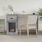 thumbnail of vidaXL Schreibtisch mit Schublade Grau Sonoma 115x50x75cm