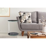 thumbnail of Kayoom Beistelltisch Quentin 525 Silber / Schwarz, 40cm (L/T) x 40cm (B) x 53cm (H)