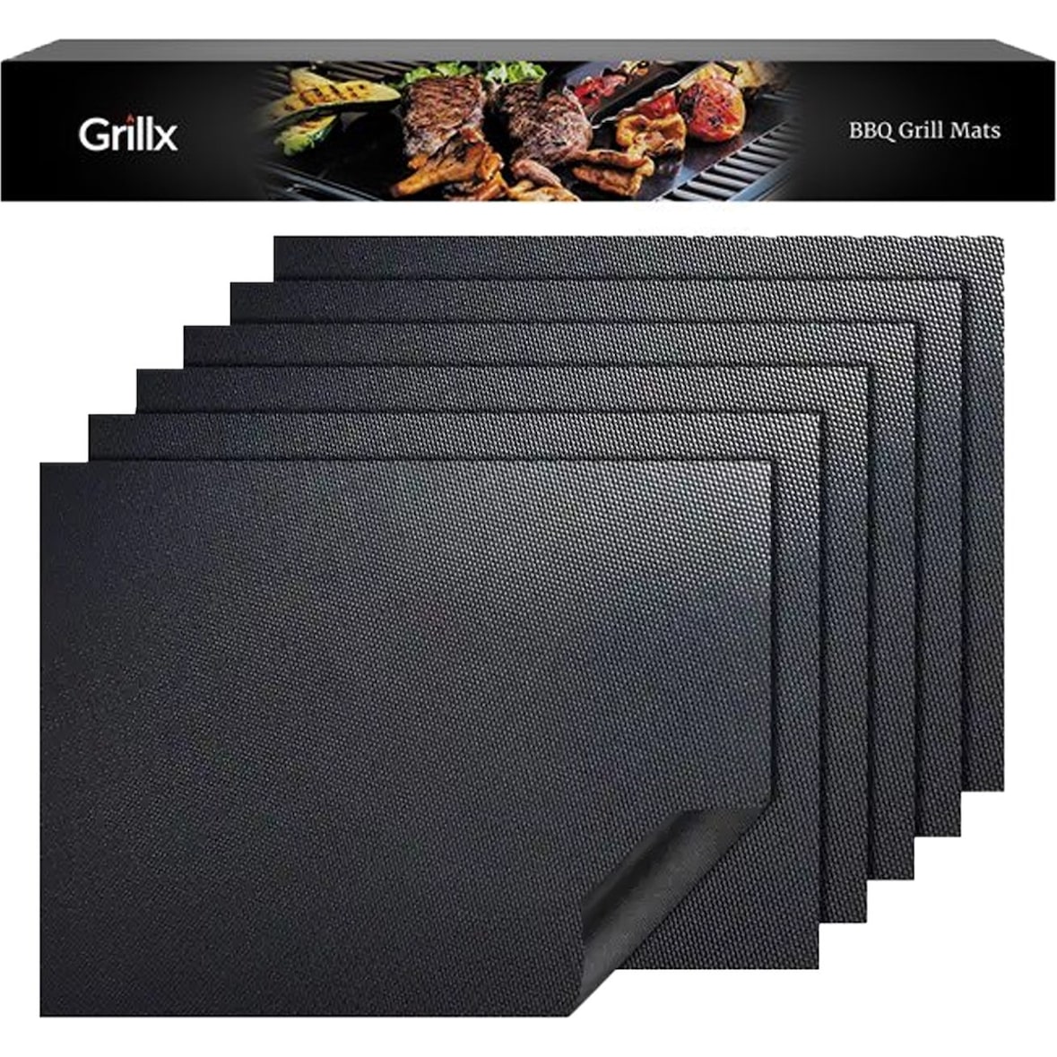 GrillX Backmatte 40 x 33 cm - Set von 6