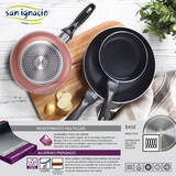 thumbnail of Bergner - Set di 3 padelle Ø16/20/24cm in alluminio pressato Paradise per induzione, con set di 3 coltelli in acciaio inox e supporto magnetico
