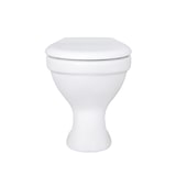 thumbnail of Stand WC Toilette Abgang Waagerecht Wand Tiefspüler Stehend + Softclose-Deckel