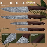 thumbnail of San Ignacio - Juego de 3 Sartenes 20/24/28cm en Aluminio Prensado inducción con Juego de Utensilios de cocina y Cuchillos Daimiel Acero Inoxidable